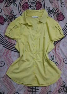 y2k yellow shirt