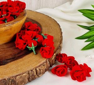 10 Pcs of Floating Mini Foam Rose Flower Heads