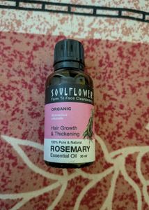 ThriveCo Hair Serum and Soulflower Rosemary oil