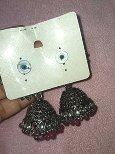 SALE 🆕Pink Jhumka Earrings
