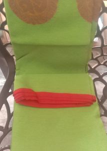 Parrot Green Saree