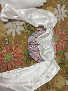 Puff Sleeves Corset Top