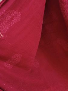 Red Paisley Design Saree💯😍