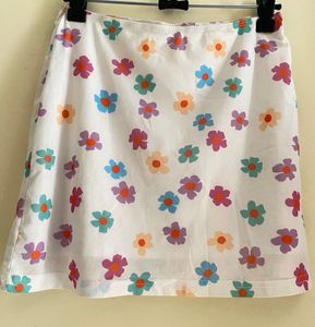 🌸Floral Mini Skirt