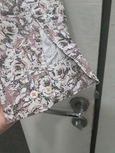 SELECT Floral Print Button-Down