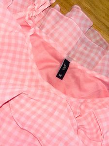 Pink Gingham Dress
