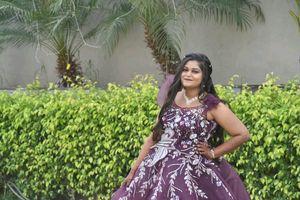 💜 FULLY HAND EMBROIDERED BALL GOWN FOR BRIDAL💜