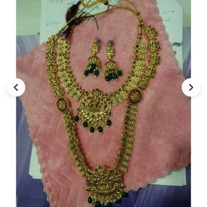 Gold Plated Indian Jewelry Set
