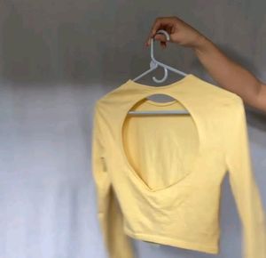 Fitted Backless H&amp;M TOP