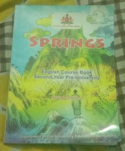 English 2nd Puc Test Book