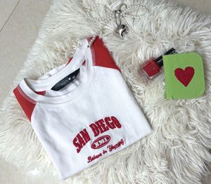 San Diego Embroidered Colorblocked Tee