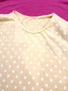 Yellow Polka Dot Tee