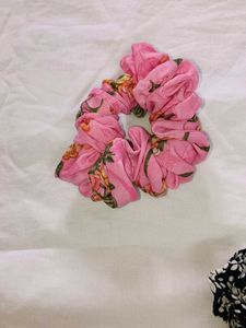 Colorful Scrunchie Set - 5 Pieces