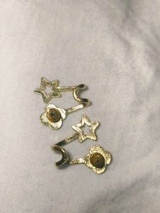 Clover &amp; Star Ear Cuffs