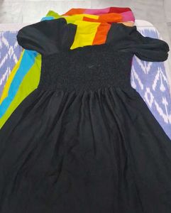 Black Dress Ajio