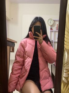 Pink Puffer Jacket