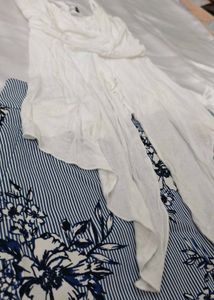 Floral Skirt &amp; White Top Set