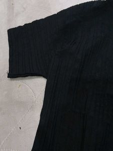 Black Textured Shirt
