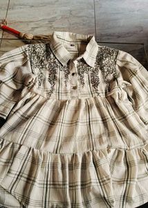 Black Checks Top