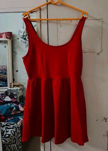Red Skater summer Dress