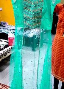 Elegant Green Indian Dress