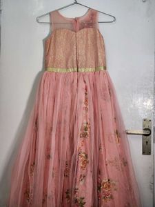 Girls&#39; Pink Floral Dress