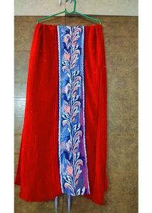 Combo Pakistani Suit And Designer Stall/ Hijab