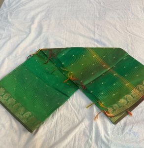 Elegant Green Banarasi Duppata