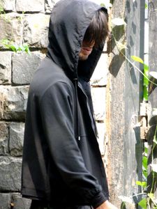 Black Zip-Up Hoodie
