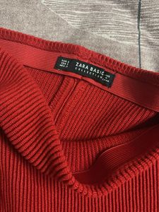 Red Zara Skirt