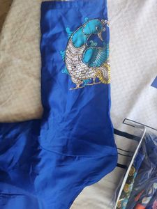 Blue Embroidered lehenga set