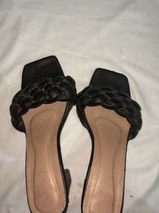 Black Block Heels