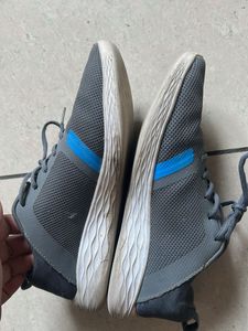 Gray &amp; Blue Sneakers