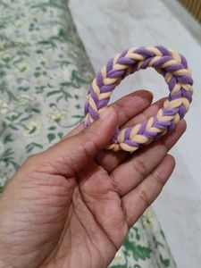 Purple Skin Handmade Rubber Bracelet