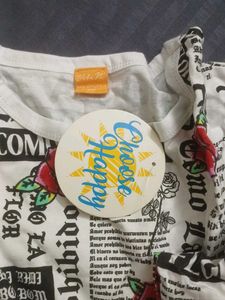 Roses And Newspaper Tshirt