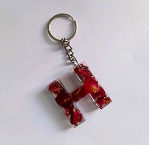 Real Rose Preserved Keychain