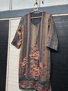 Elegant Floral Print Kurti