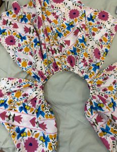 Cute Floral Off Shoulder Top