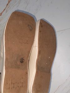 Cream Platform Slides