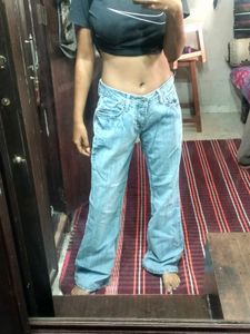 low rise Baggy denim✨