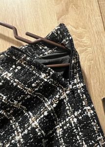 Tweed black Mini Skirt