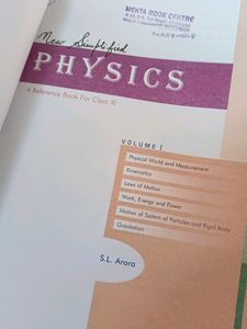 Sl Arora Class 11 Physics Volume 1