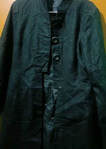 Elegant Black Trench Coat