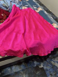 Pink Ethnic Skirt