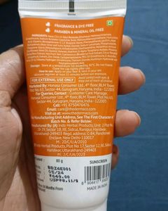 The Derma Co Sunscreen