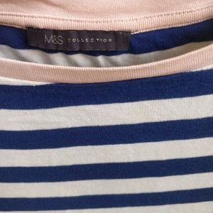 Marks And Spencers Stripped Top