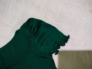 Olive Green Pretty Top. Also My Picture