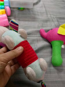 Baby Toys Bundle - Plush, Rattle