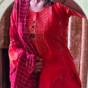 Kurta Set For Women Stitched XS Size 30-32 Bust