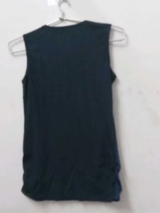Blue Graphic Tank Top